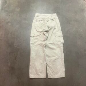 Vintage silvertab men's khaki cargo pants baggy skater wide leg‎ utility 28